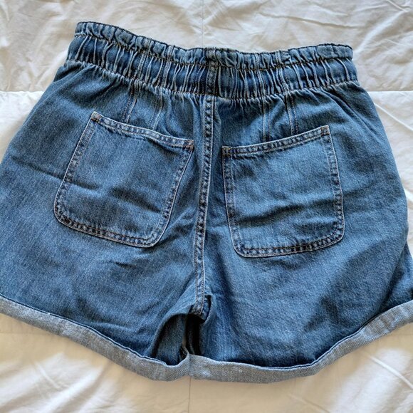 Maurice's Stretch Denim Shorts with Drawstring Waist size 8 - Picture 4 of 4